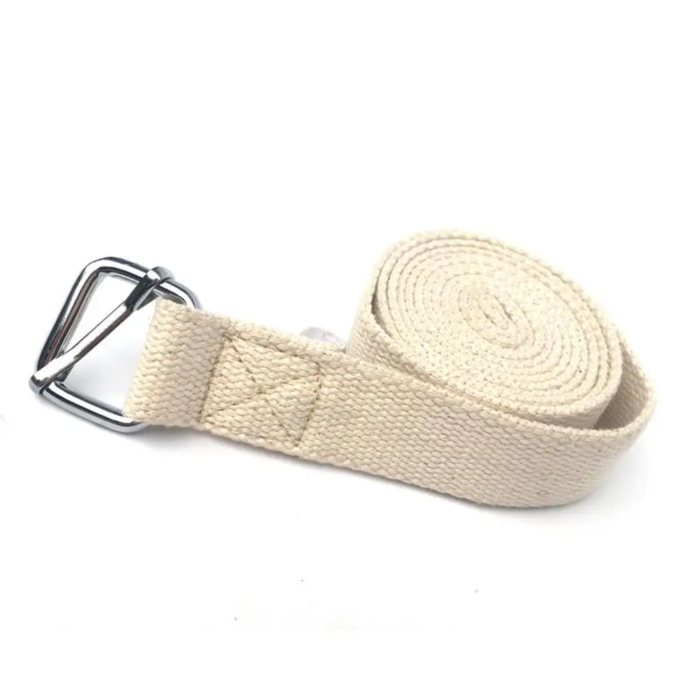 183 см Пилатес Йога ремень хлопок Пояс Фитнес упражнения тренажерный зал веревка