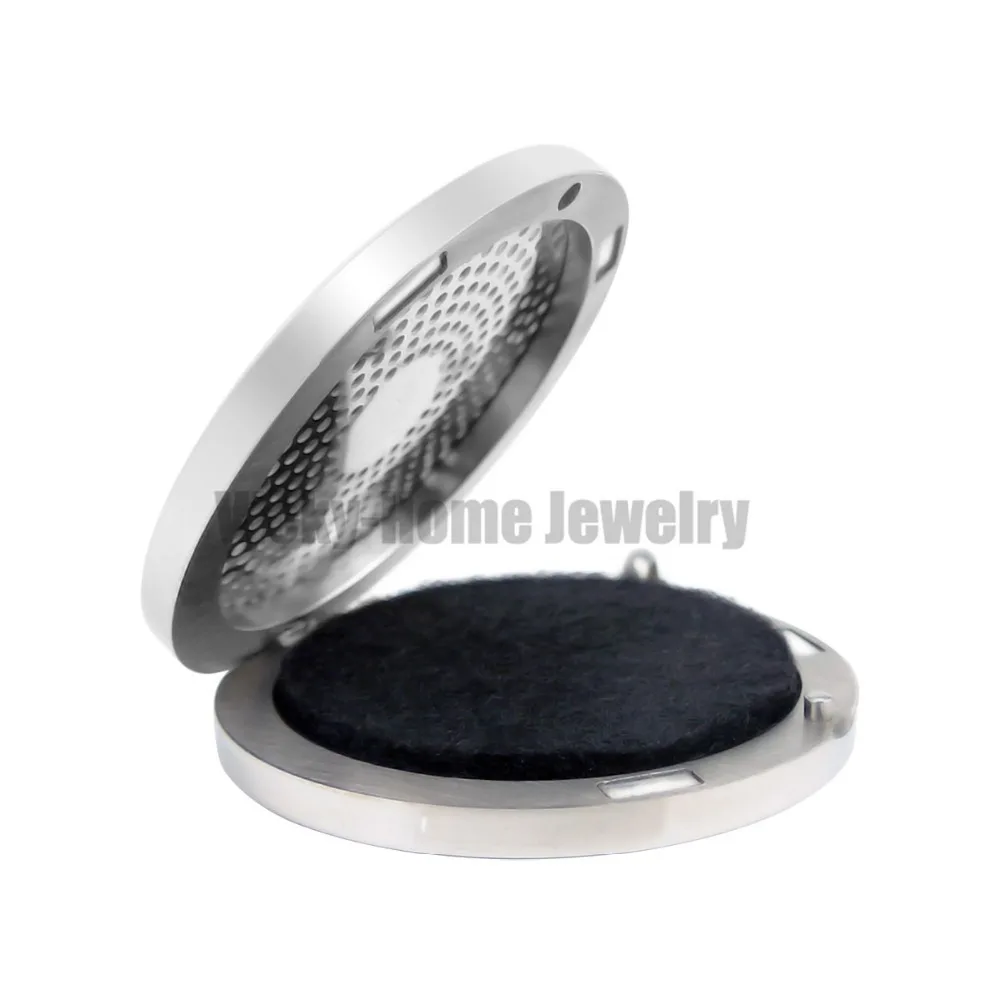 С цепочкой в подарок лотос с цветными кристаллами (38 мм) ароматерапия/эфирный