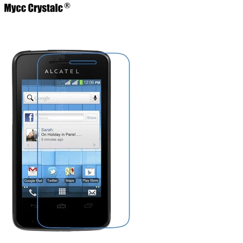 Мягкая стеклянная защитная пленка нано Взрывозащищенная для Alcatel One Touch Pixi 4007D