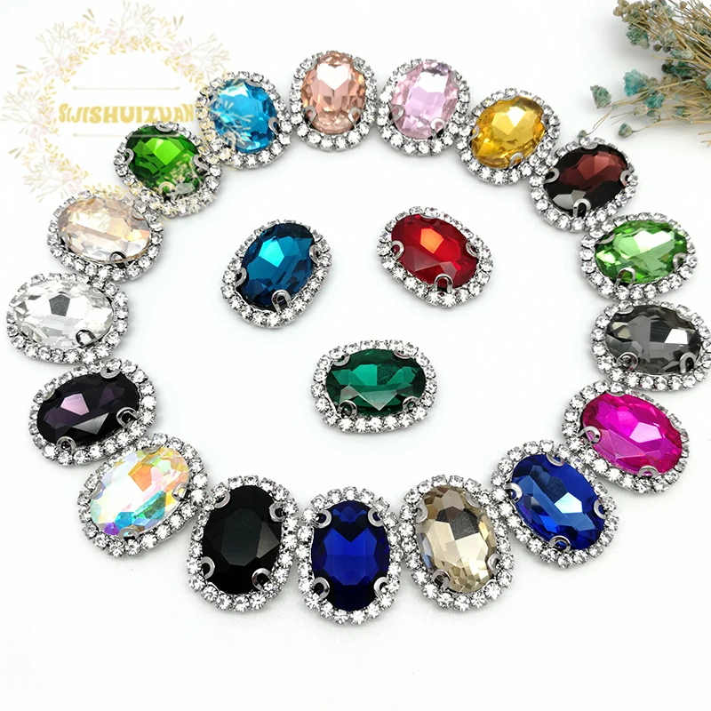 Павлин голубой овальной формы дрель боковая цепь кристалла стекло шитье Стразы с