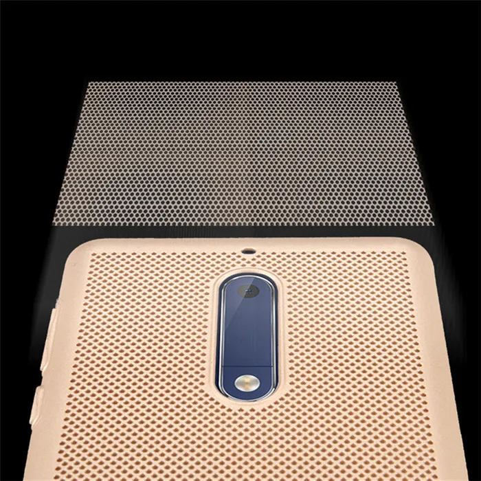 Чехол для Nokia 3 5 6 8 9 охлаждающий корпус с отводом тепла задняя крышка в виде сот