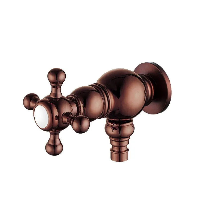 Античный латунный угловой клапан в европейском стиле для стиральной машины