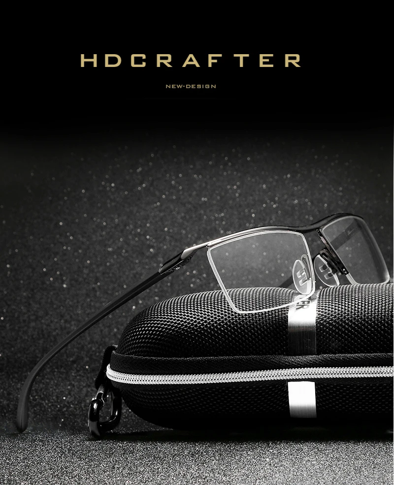 HDCRAFTER титановая оправа для очков, мужские оптические оправы для очков, очки по рецепту, мужские оправы для очков для мужчин