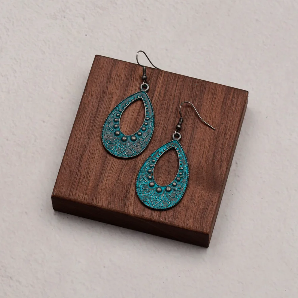 Роскошные черные богемные серьги для женщин 2018 корейские винтажные