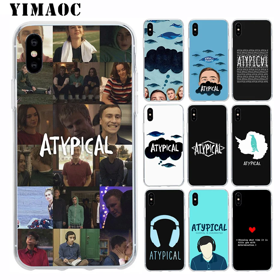 Imaoc Atypical Tv показывает Мягкий силиконовый чехол из ТПУ для Apple Iphone Xr Xs Max X 10 8 Plus 7 6 S SE