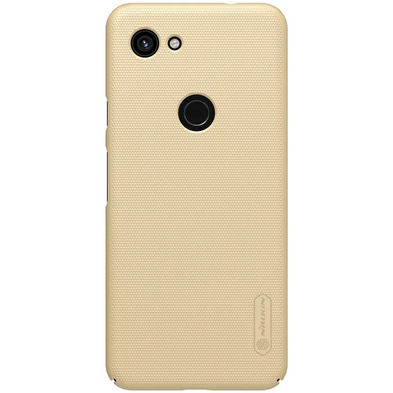 Золотой Для Google Pixel 3A чехол Nillkin Super Frosted Shield Ультратонкий Жесткий Тонкий чехол для телефона для Google Pixel 3A Nilkin чехол - Цвет: Золотой