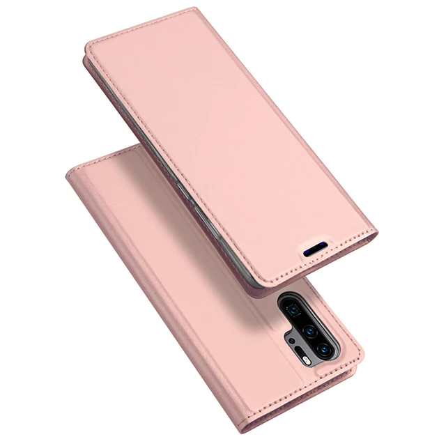 Кожаный флип-чехол DUX DUCIS для huawei P30 Pro Чехол P30 Lite кошелек чехол для телефона s для huawei P30 Pro Lite P30Pro чехол Etui Coque - Цвет: Rose Gold