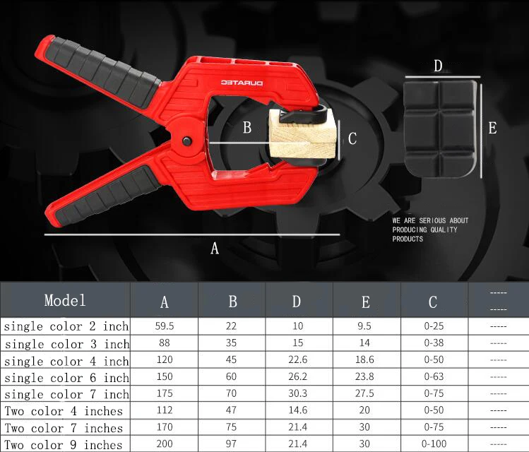 DIY мощный A-clip Зажим для столярных работ аппаратный инструмент фиксатор G-type c-образный мощный