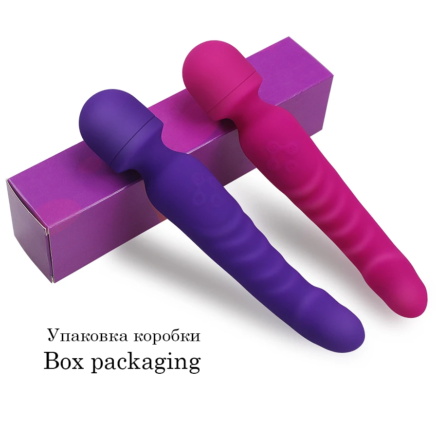 G Spot Вибрационный Массажный Женский мастурбатор с подогревом двойной вибратор AV