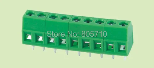 Винтовая Клеммная колодка PCB стандартная шаг 3 5 мм 3P 300 В/10A высокое качество Rohs 100