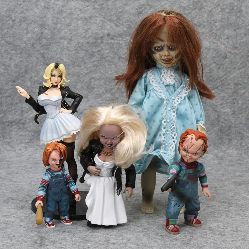 

NECA Чаки экшн Figurs ребенка играть Good Guys кукла из фильма ужасов страшно Невеста Чаки живых мертвецов Куклы ПВХ игрушки Хэллоуин