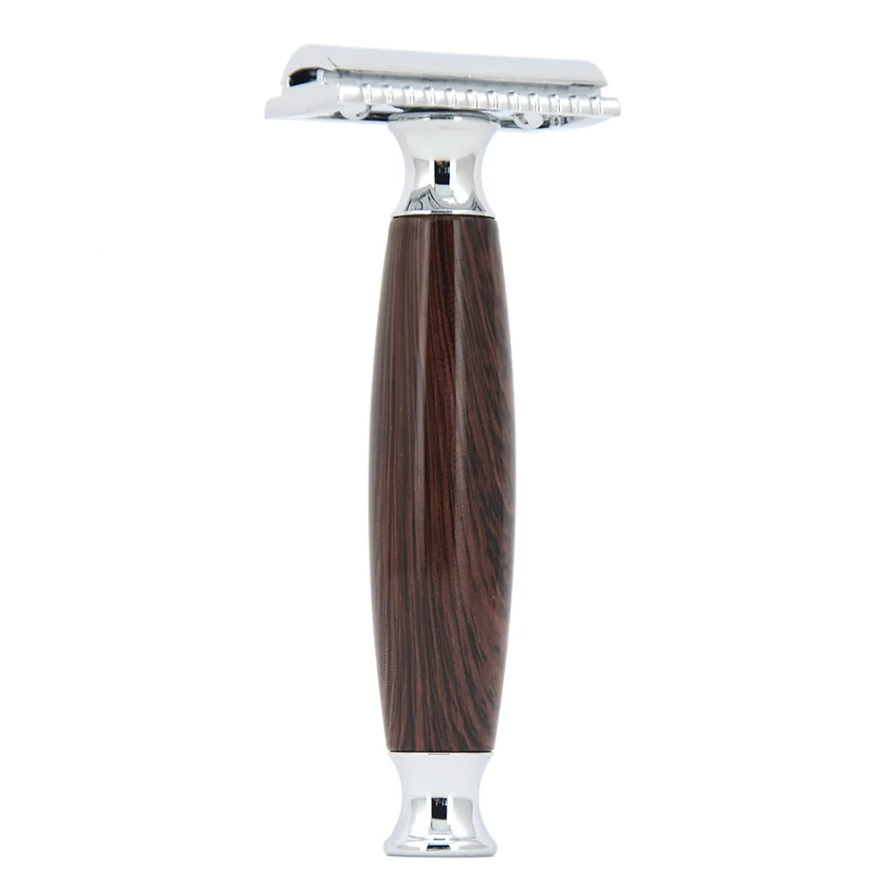 Men Double Edge Safety Razor Blades Classic Short Handle Barber Shaving Hair Adjustable Manual+10pcs Free Blades+Gift Box | Красота и