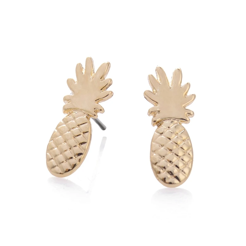 Новинка 2017 года модные серьги ананас маленький милый простой Серьги для Для
