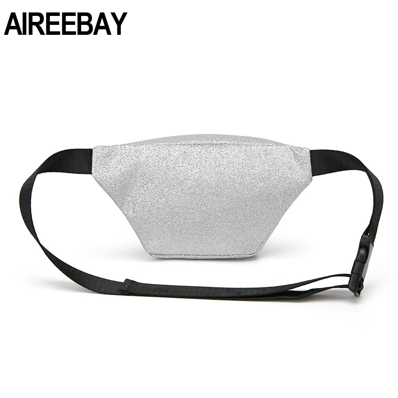 AIREEBAY 2019 Новая модная блестящая поясная сумка с блестками Женская кошелек на