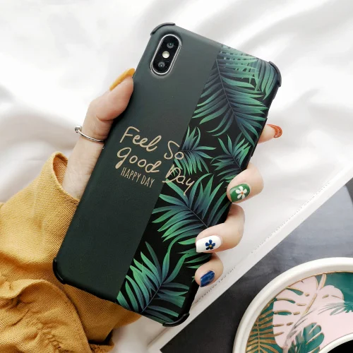 Style 1 Матовый Ударопрочный Мягкий чехол для телефона iphone11 Pro Max XR XS MAX 6 7 8plus X, чехол с буквенным принтом в виде банана - Цвет: Style 1