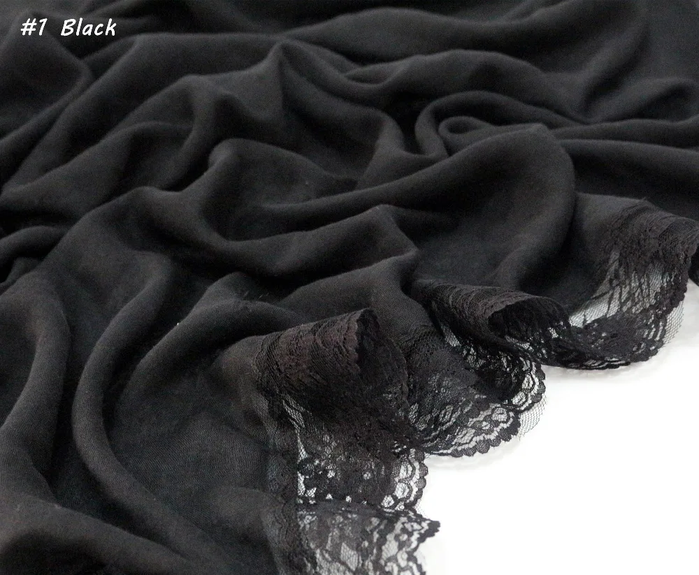 2015 Кружева границы Шарф твердые кружева светская высокое качество шарфы зимой