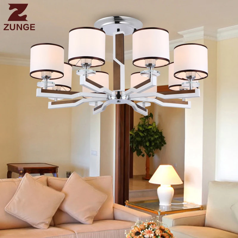 Новый современный китайский стиль светодиодный светильник-люстра E161 в Гостиная