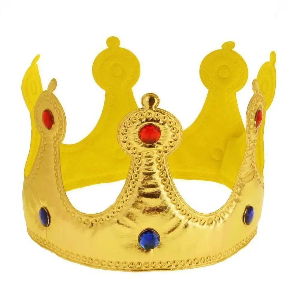 

Crown Sceptre Set King Queen Princess Fancy Dress Accessory Kids Adult Props Cosplay