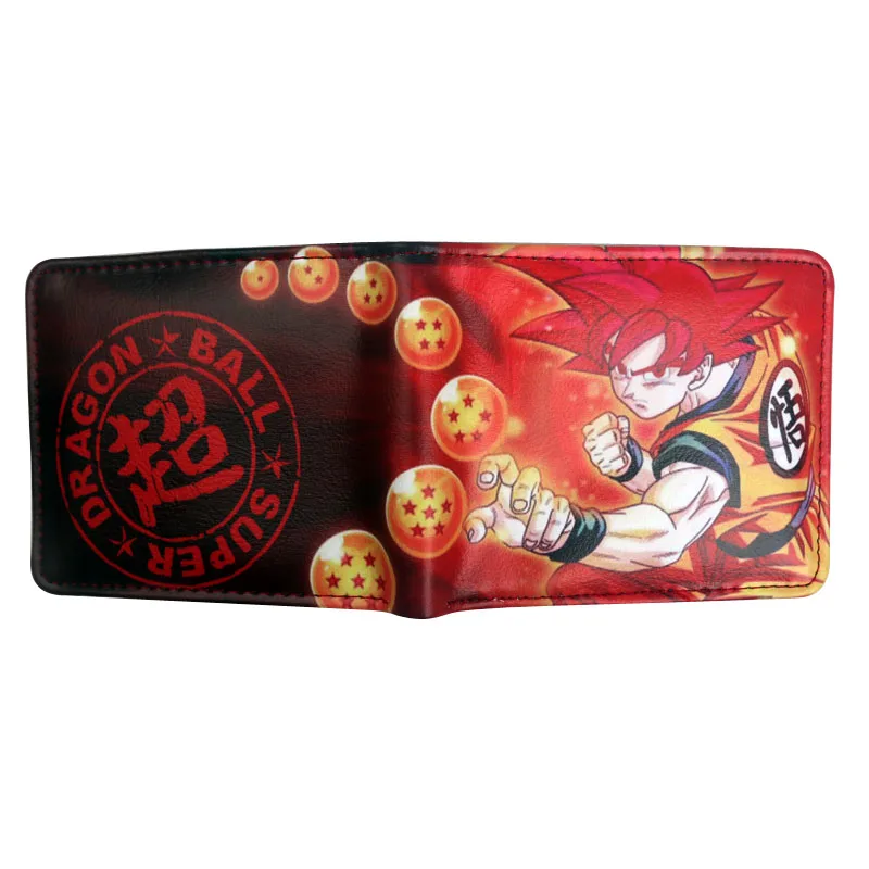 Дизайн dragon ball Супер кошелек из аниме Goku мужской кошелек с монетницей на молнии маленькие кошельки для денег доллар тонкий кошелек