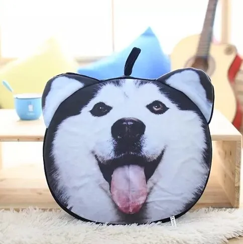 Горячая Распродажа 3D моделирование собака животное лицо плюшевая игрушка милая