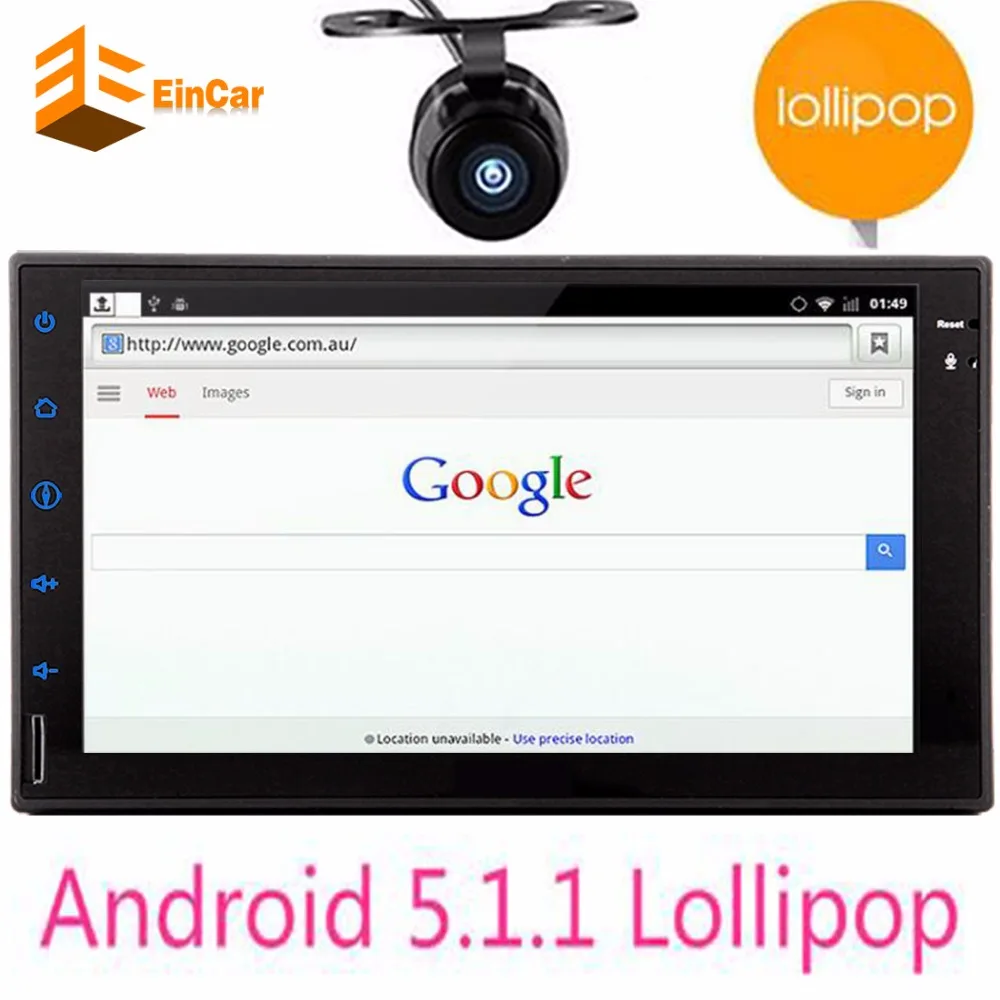 Четырехъядерный чистый Android 5 1 Автомобильный мультимедийный плеер ПК планшет