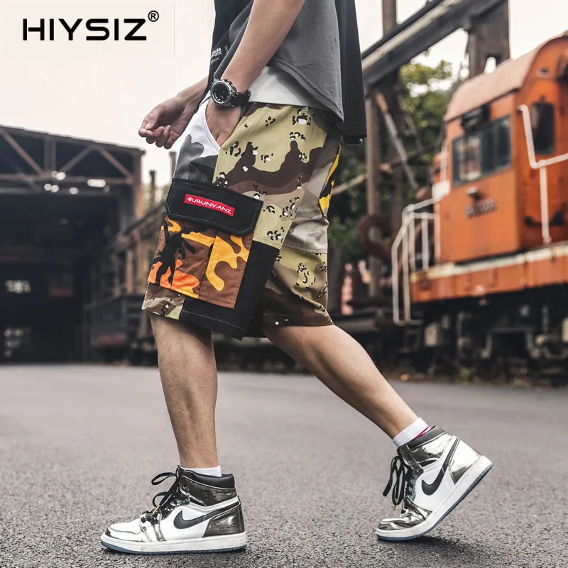HIYSIZ новые шорты 2019 Повседневная Уличная одежда брендовый модный тренд уличная