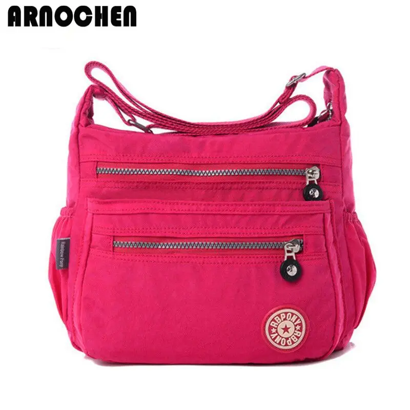 Хит!! Женские сумки через плечо нейлоновая женская сумка модные женские 9 цветов