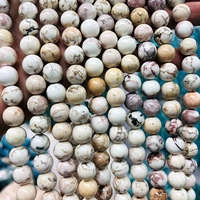 wholesale 1string of 15 5 natural magnesite howlite bead 6mm 8mm 10mm 12mm 14mm brown multi gem stone loose jewelry beads