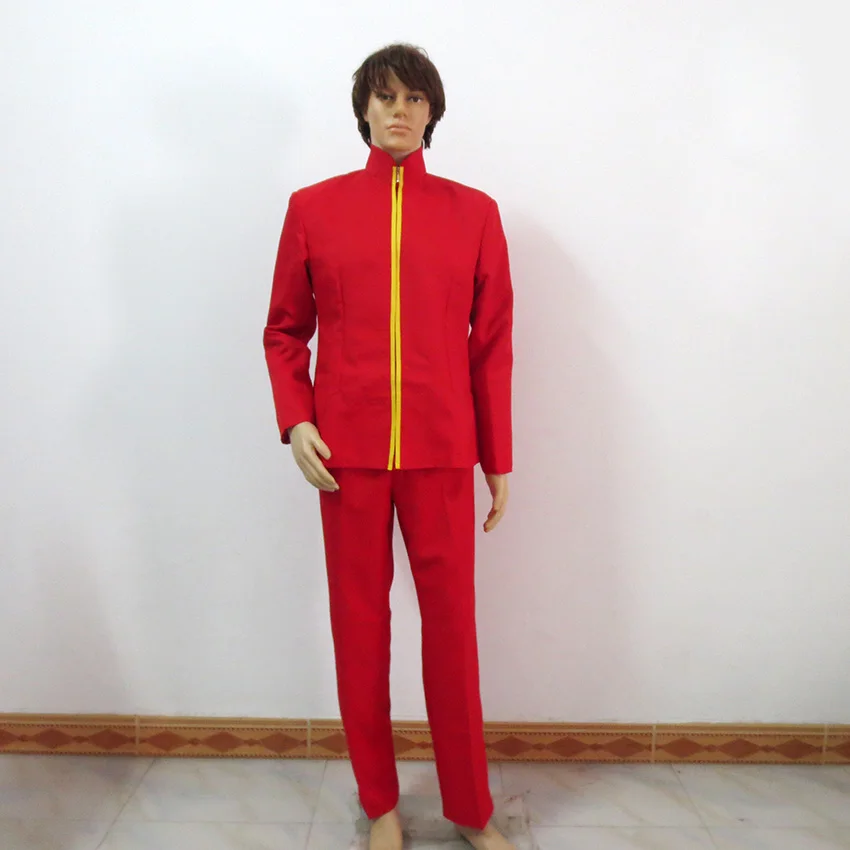 

YuYu Hakusho Ghost Fils Poltergeist Report Kurama Shuichi Minamino школьная форма карнавальный костюм
