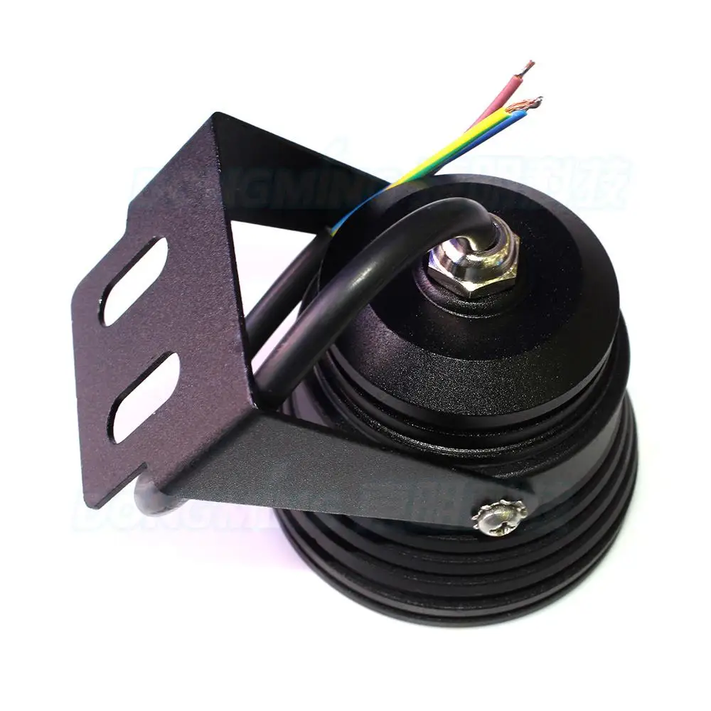 AC85 265V подводный свет rgb черный корпус Плоский объектив водонепроницаемый