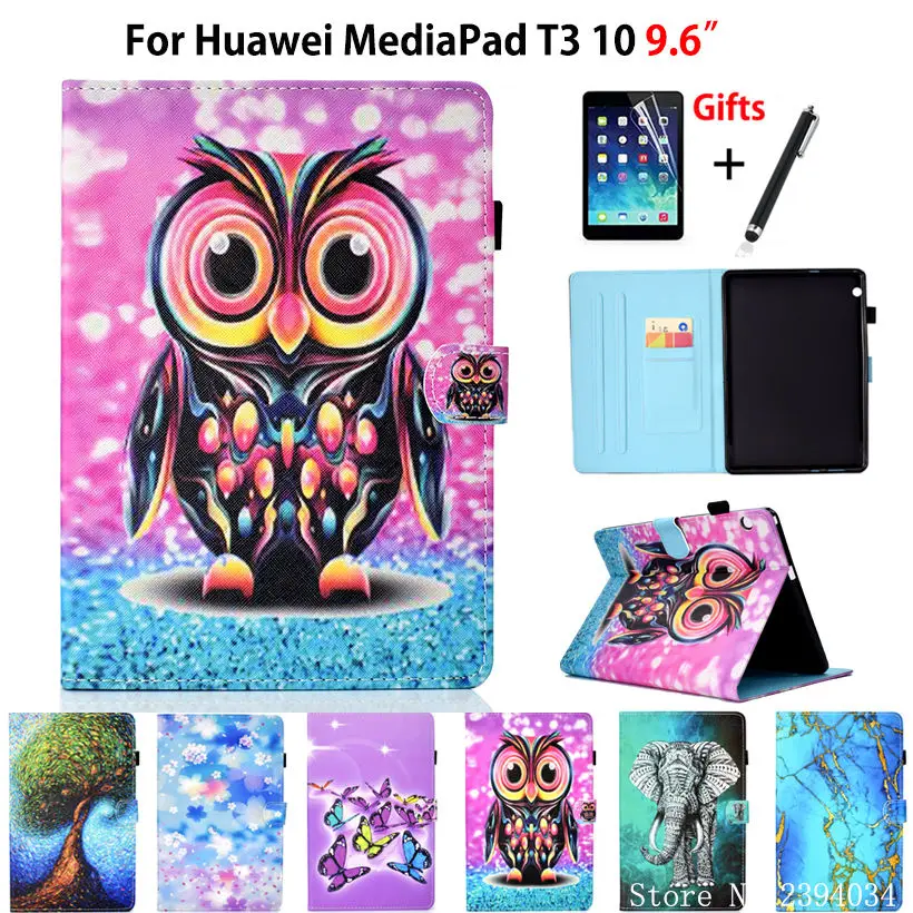

Чехол-книжка для планшета Huawei MediaPad T3 10, AGS-W09, AGS-L09, AGS-L03, 9,6 дюйма