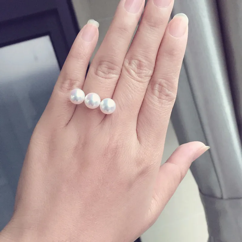 Вечная Свадьба Женский подарок Слово 925 пробы настоящий японский жемчуг акоя