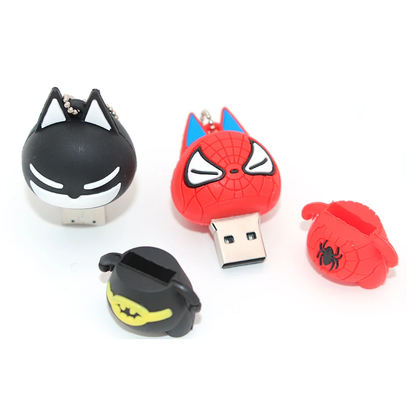 USB флеш накопитель с изображением Бэтмена Человека паука 8 ГБ 16 32 64 память