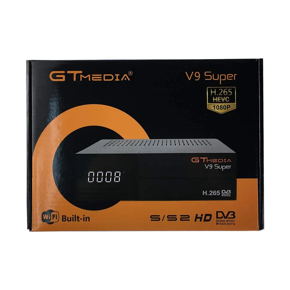 V9 Super DVB S2 TV ricevitore спутниковый декодер Gtmedia 1080P Full HD PowerVu Biss KEY со встроенным Wi