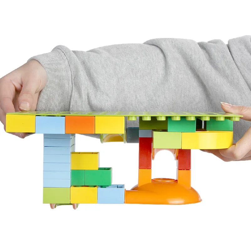 Новинка 2019 слайды блоки сделай сам кирпичи игрушки 61 шт. мячи для рукоделия
