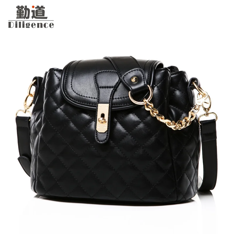 Женские кожаные сумки через плечо с цепочками 2018 модные роскошные известных