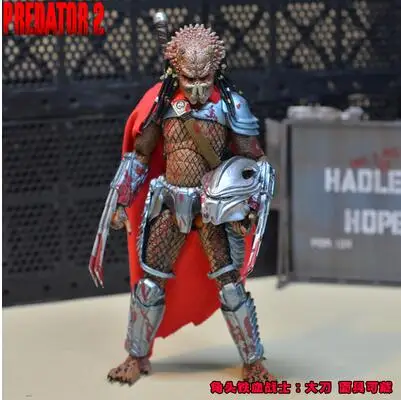 Темно-синий NECA Хищник Классический Хищник 25th anniversary Jungle Hunter фигурка Коллекционная модель игрушки " 20 см - Цвет: Темно-синий