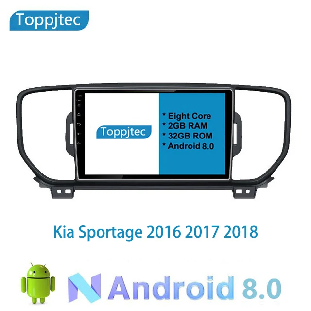 9 &quotвосемь ядер Android 8 1 4G ram 1024*600 Автомобильный GPS Navi мультимедиа плеер для Kia Sportage