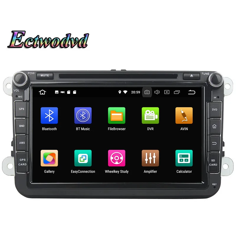 Ectwodvd Восьмиядерный 4G ram 64G rom Android 9 0 Автомобильный мультимедийный dvd плеер