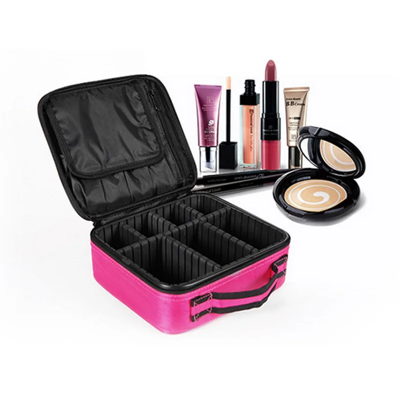 

professional Women zipper cosmetics case Travel waterproof beauty makeup bags bathroom organizer of portable hand washing up bag