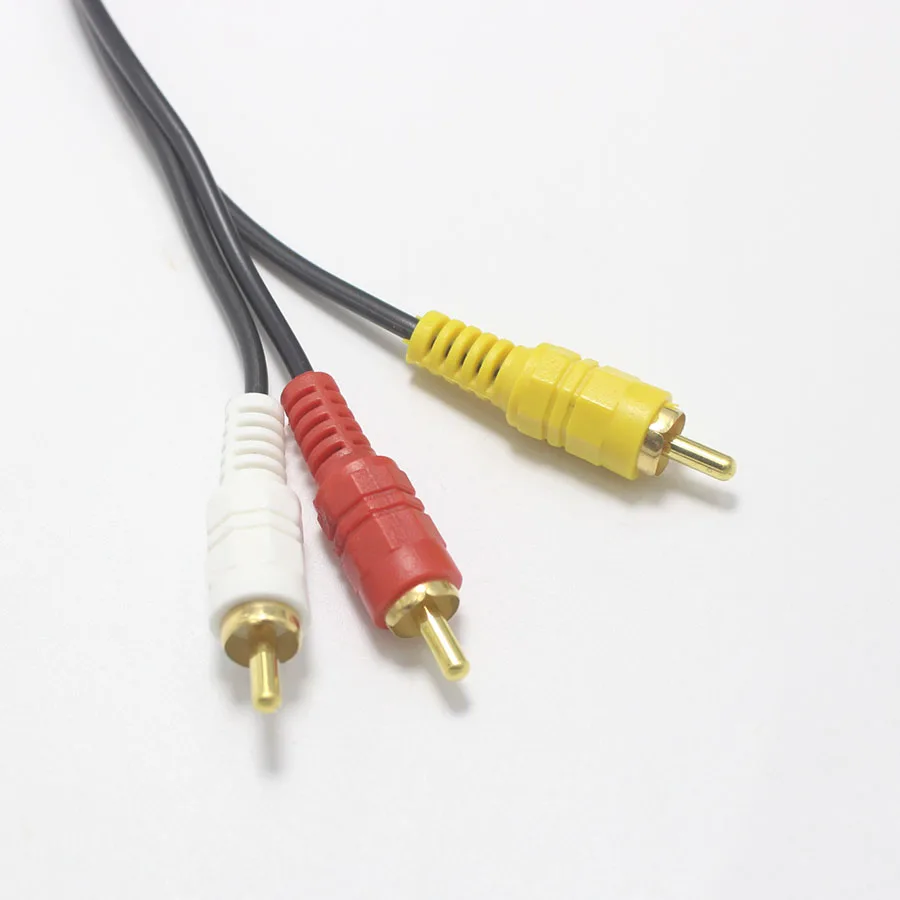 1 шт. RCA штекер от 3 до аудиокабель lotus разъем 5 м удлинитель AUX для Mp3 Pod телефона ТВ