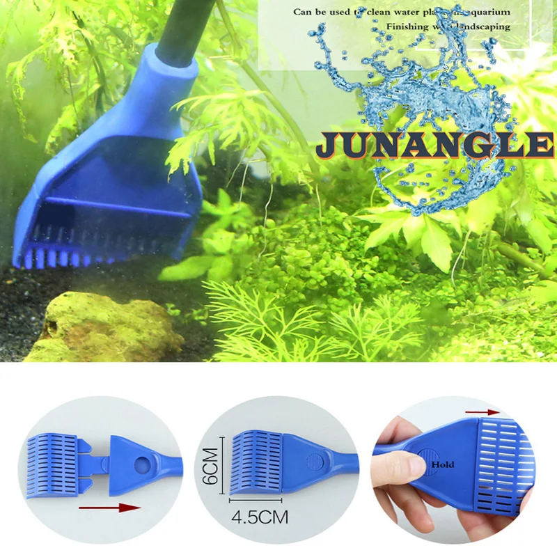 Aquarium Fish Tank Cleaning Tool Brush Long Handle Telescopic Five in One Clean Accessories | Дом и сад