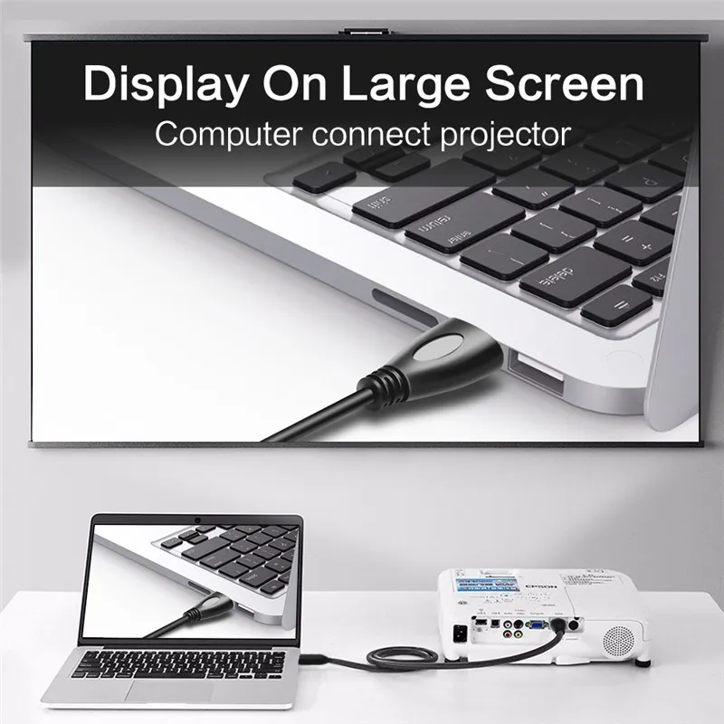 HDMI кабель видео кабели позолоченный 1,4 1080P 3D кабель для HDTV сплиттер коммутатор 0,5 м 1 м 1,5 м 2 м 3 м 5 м 10 м переключатель PS4 Xbox One