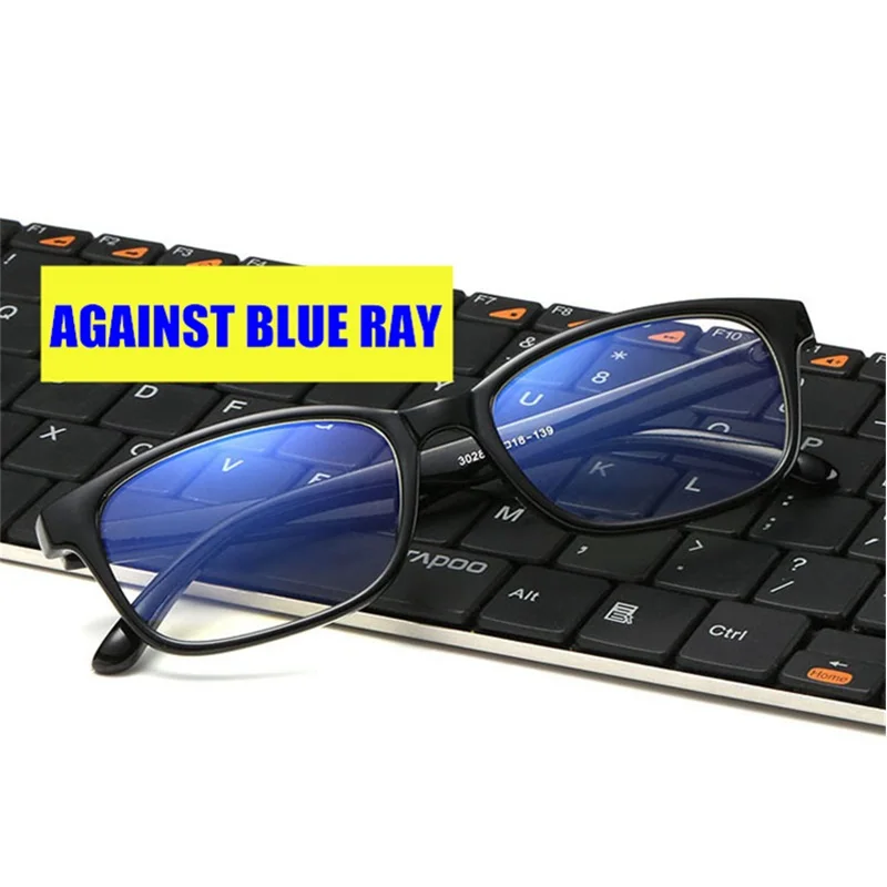 SWOKENCE Radiation Protection Glasses Women Men Anti Blue Ray Computer Eyewear Anti-Fatigue Plain Glass Spectacles Goggles F184 |