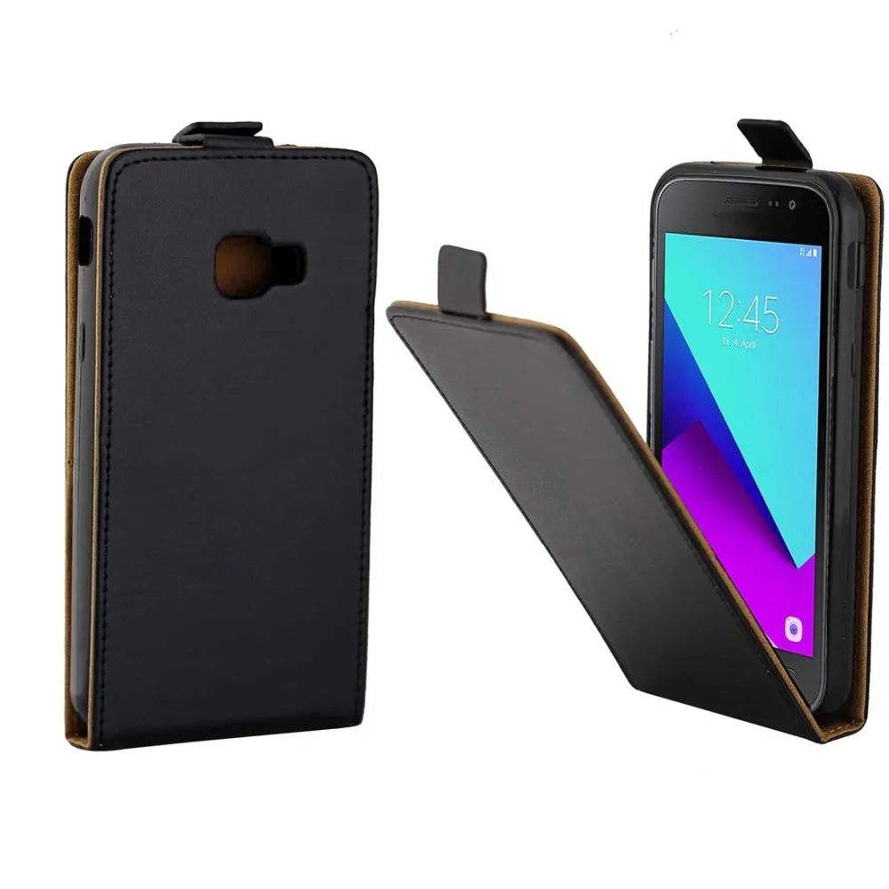 Кожаный чехол книжка для Galaxy Xcover 4 G390F вертикальные деловые Чехлы Samsung с