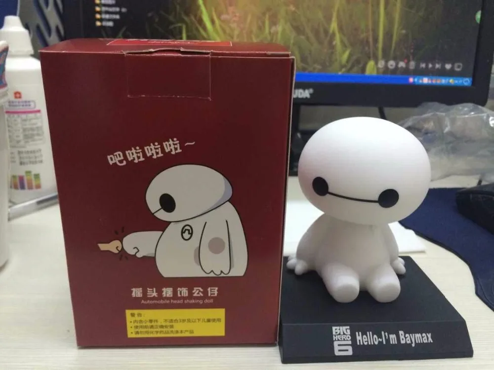 Аниме 10 см Большой Герой 6 Baymax ПВХ фигурка Коллекционная модель игрушки подарок