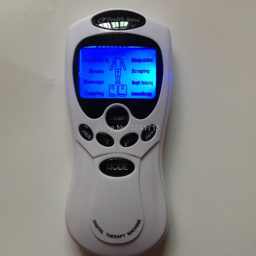 Электрический стимулятор для всего тела белый двухвходной Массажер