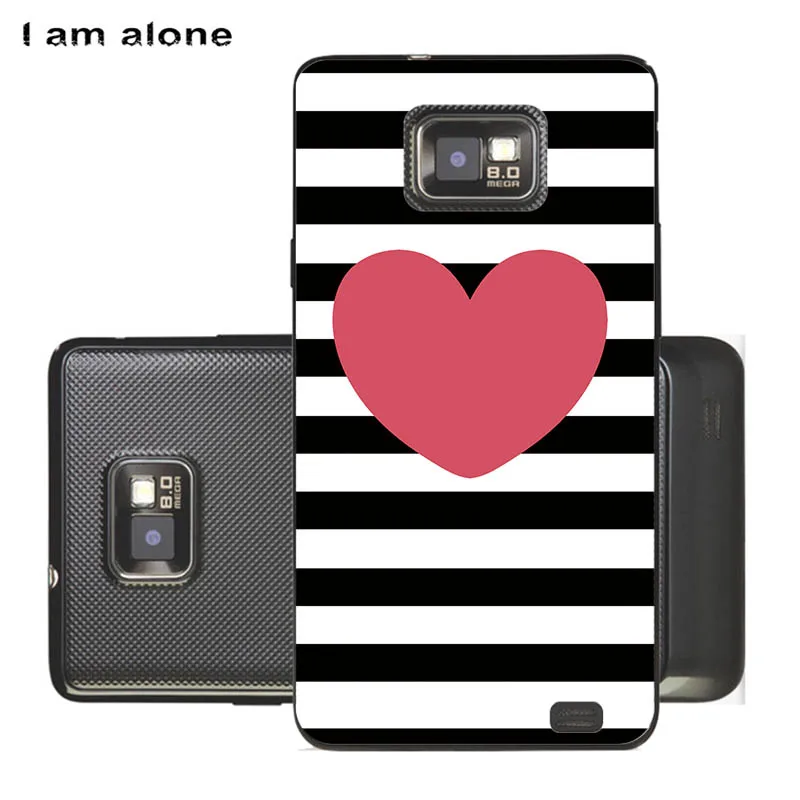 Чехлы для телефонов I am alone для samsung Galaxy S II S2 I9100, 4,3 дюймов, Модный чехол из мягкого ТПУ для мобильного телефона S2 SII