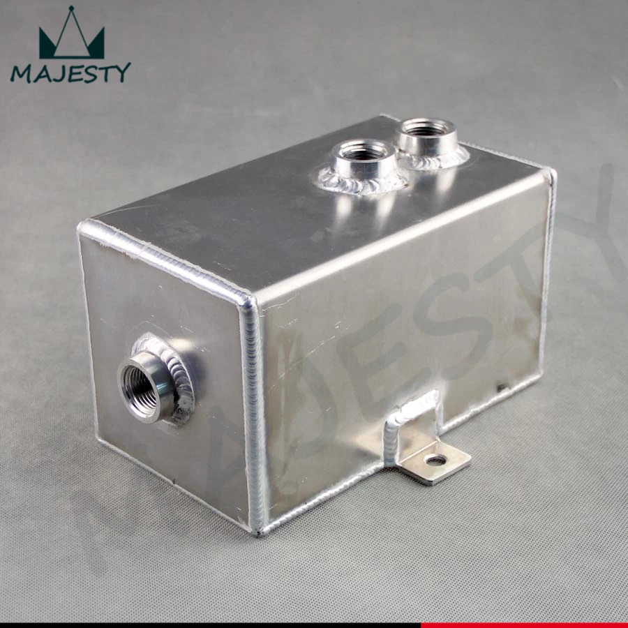 Универсальный 3л алюминиевый маслоуловитель БАК с дыхательным и дренажным