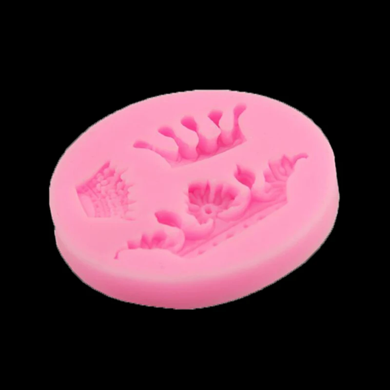 Силиконовая форма для выпечки короны 3d мягкая изготовления конфет шоколадных